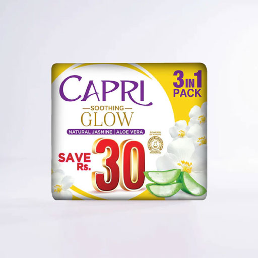Capri Soothing Glow White - Pack of 3
