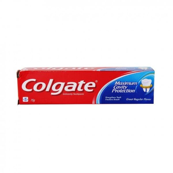 Colgate Toothpaste Great Regular Flavor 75GM + Free Extra Clean Toothbrush, Save Rs.90/-