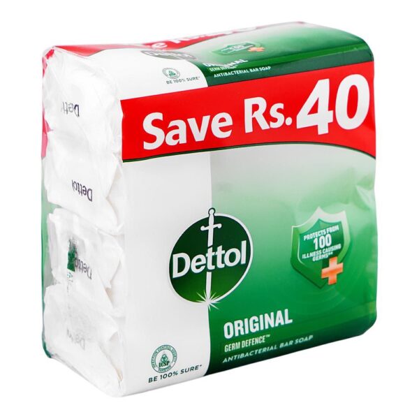 Dettol Original Soap 130GM x4, Save Rs. 40/-