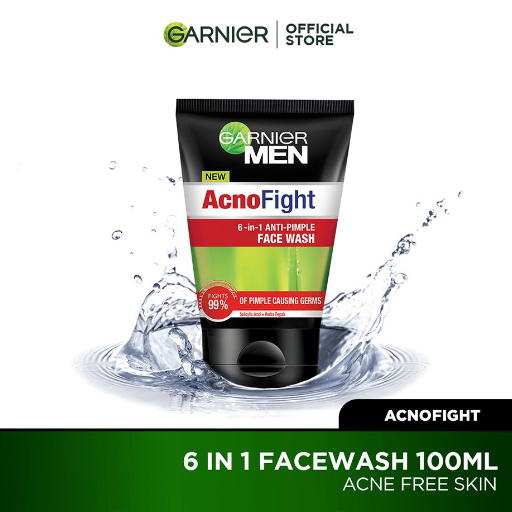 Garnier Men Acno Fight Anti-Pimple Face Wash 100ML
