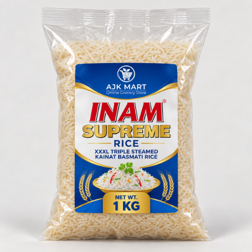 INAM Supreme Rice 1 KG – XXXL TRIPPLE STEAMED