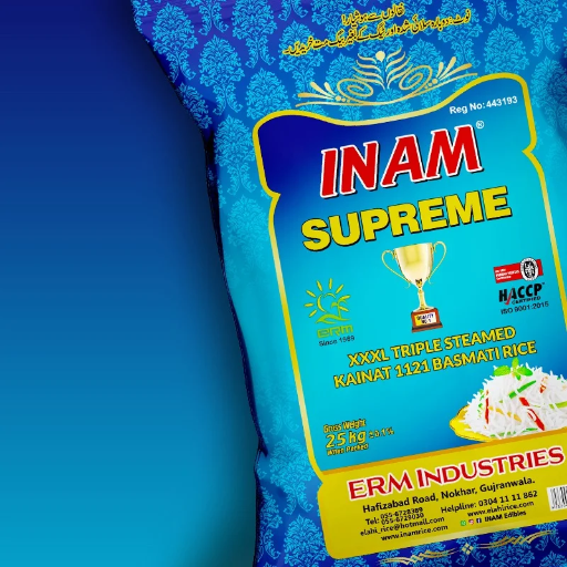 INAM Supreme Rice 25 KG Bag – XXXL TRIPPLE STEAMED