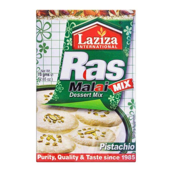 Laziza Rasmalai Dessert Mix, Pistachio, 75GM