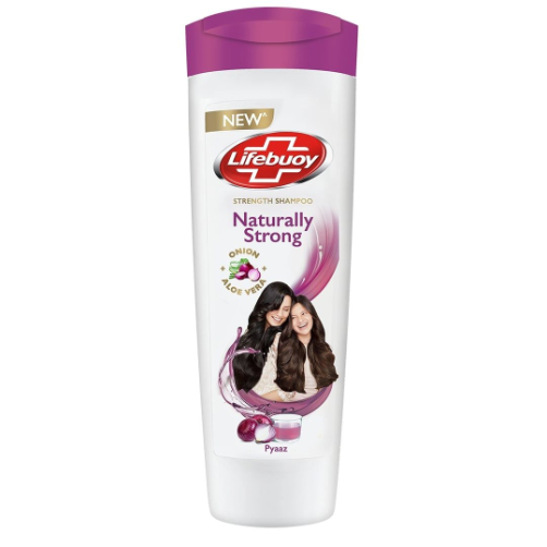 Lifebuoy Naturally Strong Onion + Aloe Vera Strength Shampoo, 370ML