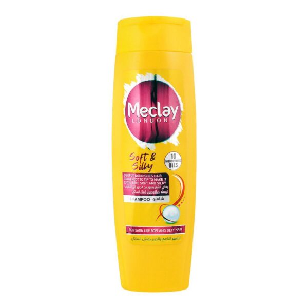 Meclay London 10 Nourishing Oils Soft & Silky Shampoo, 360ml