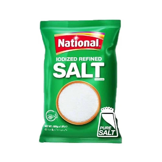 National Iodized Table Salt 800 GM