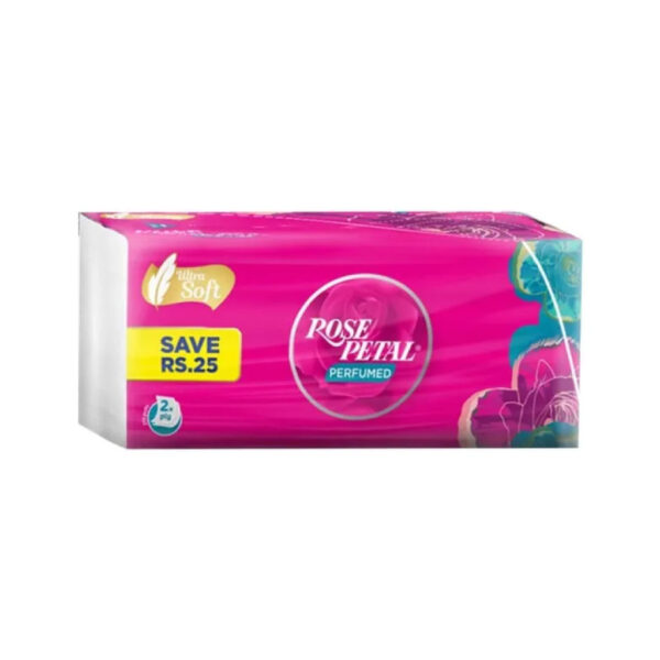 Rose Petal Perfumed Tissues Soft Pack