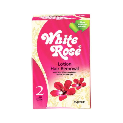 White Rose Hair Removal Lotion (With Aloe Vera Extract)