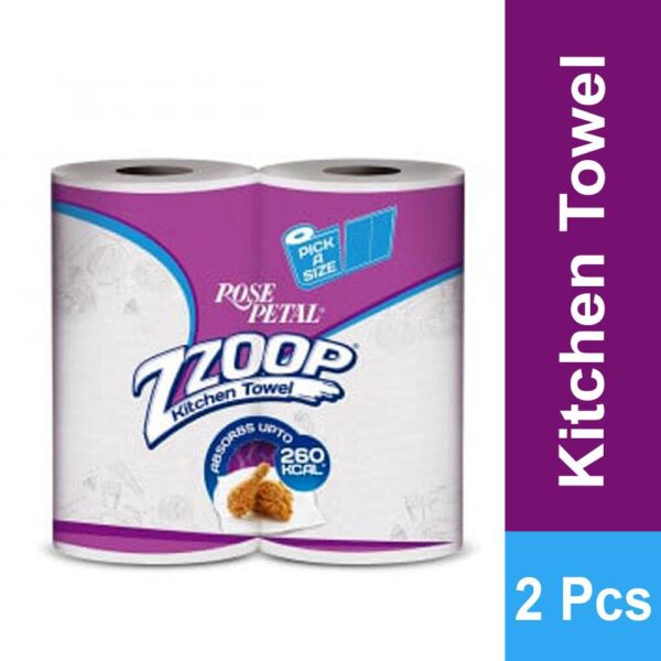 Rose Petal Zoop Twin Kitchen Towel Tissue Roll