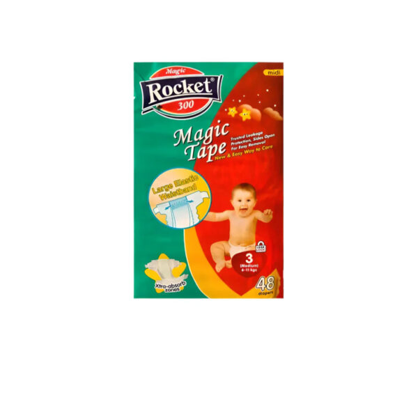 Rocket Magic Diapers, JUNIOR, MEDIUM