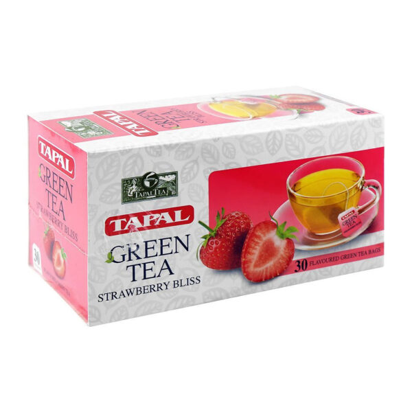 Tapal Strawberry Green Tea Bags 30-Pack