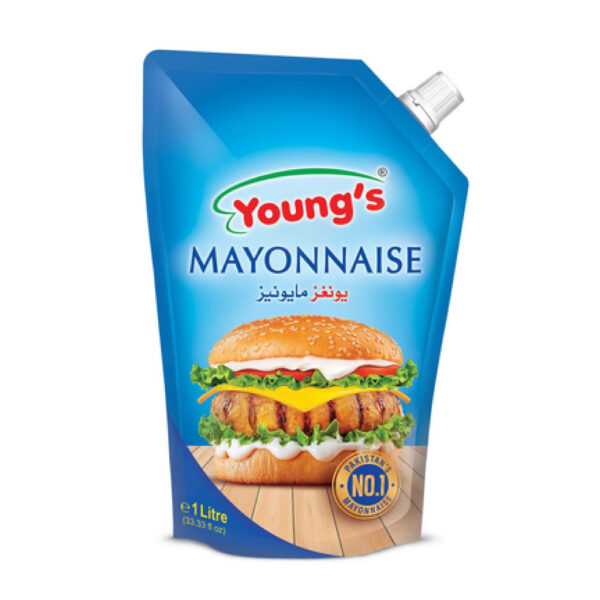 Young's Mayonnaise, 1Ltr Pouch