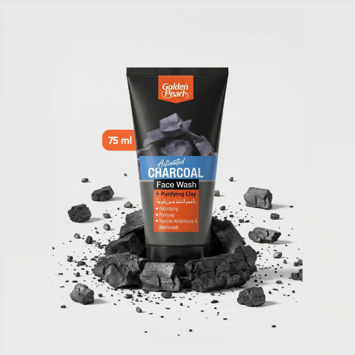 Golden Pearl Activated Charcoal Face Wash - 75 ML