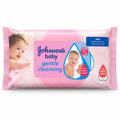 Johnson's Baby Gentle Cleansing Wipes 64'S
