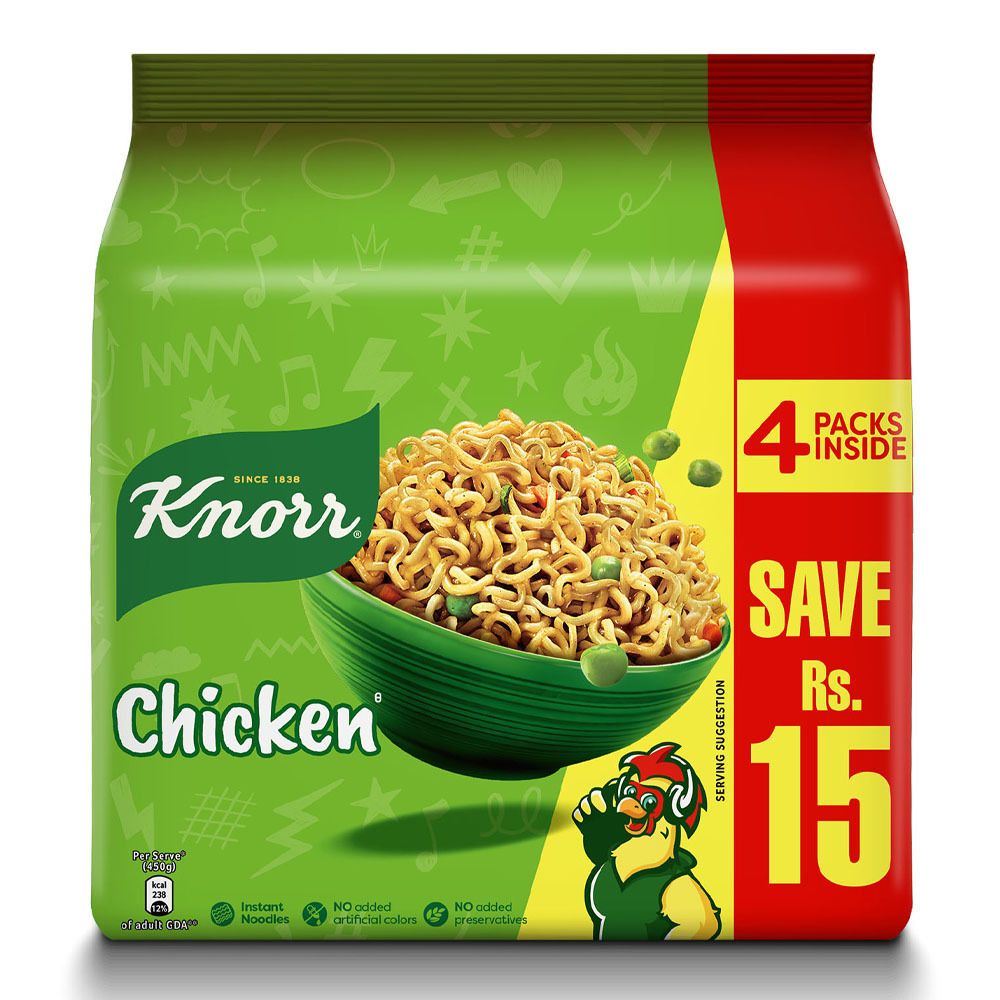 Knorr Noodles Chicken Promo Pack 4 x 50GM (200GM)