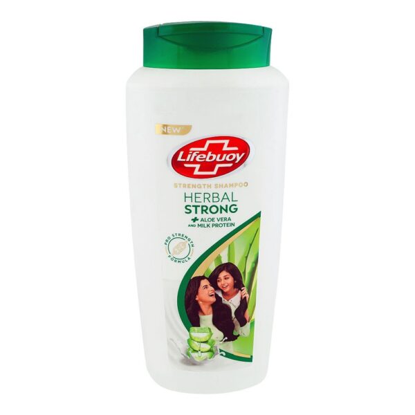 Lifebuoy Strength Shampoo Herbal Strong Aloe Vera & Milk Protein 650ML