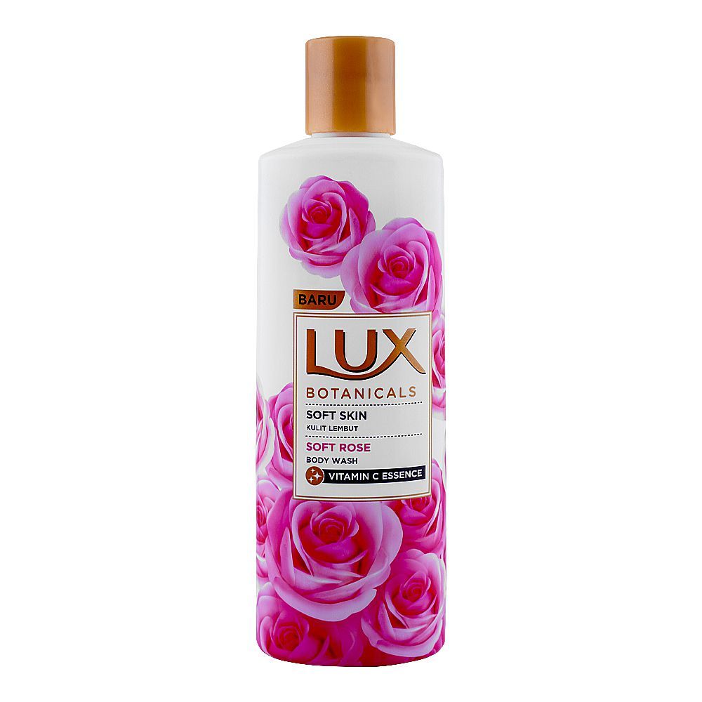 Lux Botanicals Soft Skin Soft Rose Vitamin C Essence Body Wash, 250ML