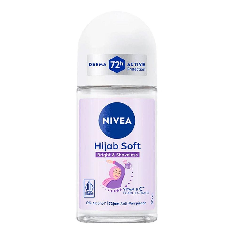 Nivea Hijab Soft Bright & Shaveless Roll-On 50ml