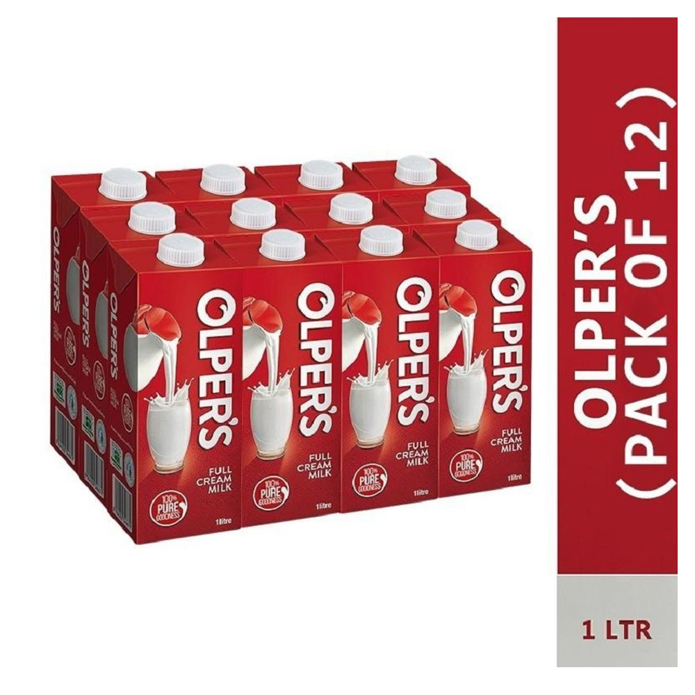 Olper's Full Cream Milk, 1000ML, 12-Pack Carton