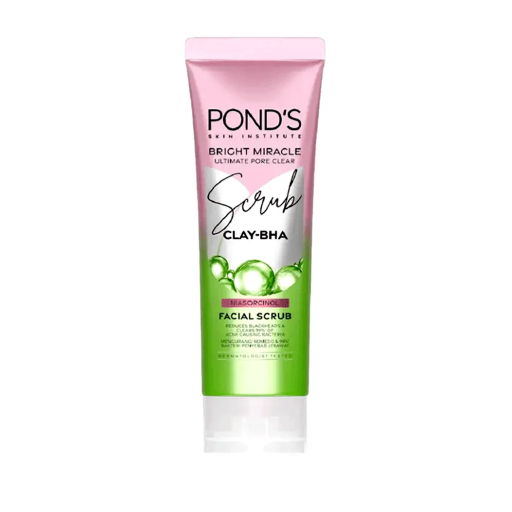 Ponds Bright Miracle Ultimate Pore Clear Clay-BHA Facial Scrub