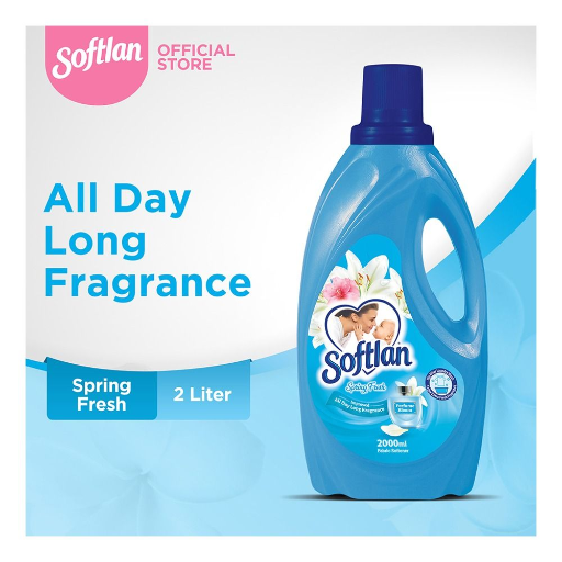 Softlan Fabric Conditioner, Spring Fresh, 2000ML