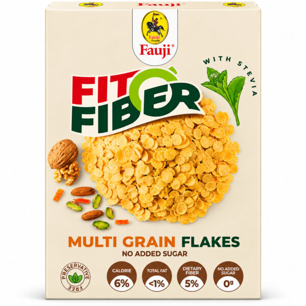 Fauji Fit Fiber Multi Grain Flakes (250g Pack)